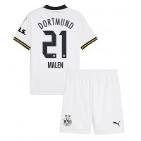 Dres Borussia Dortmund Donyell Malen #21 Tretina pre deti 2024-25 Krátky Rukáv (+ trenírky)